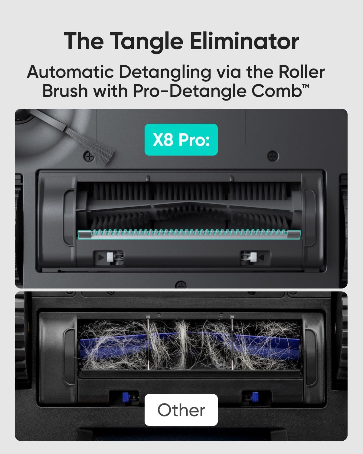 روبوت التنظيف انكر يوفي X8 برو مع محطة تفريغ ذاتي | Anker Eufy X8 Pro Robot Vacuum Cleaner with Mop and Self-Empty Station