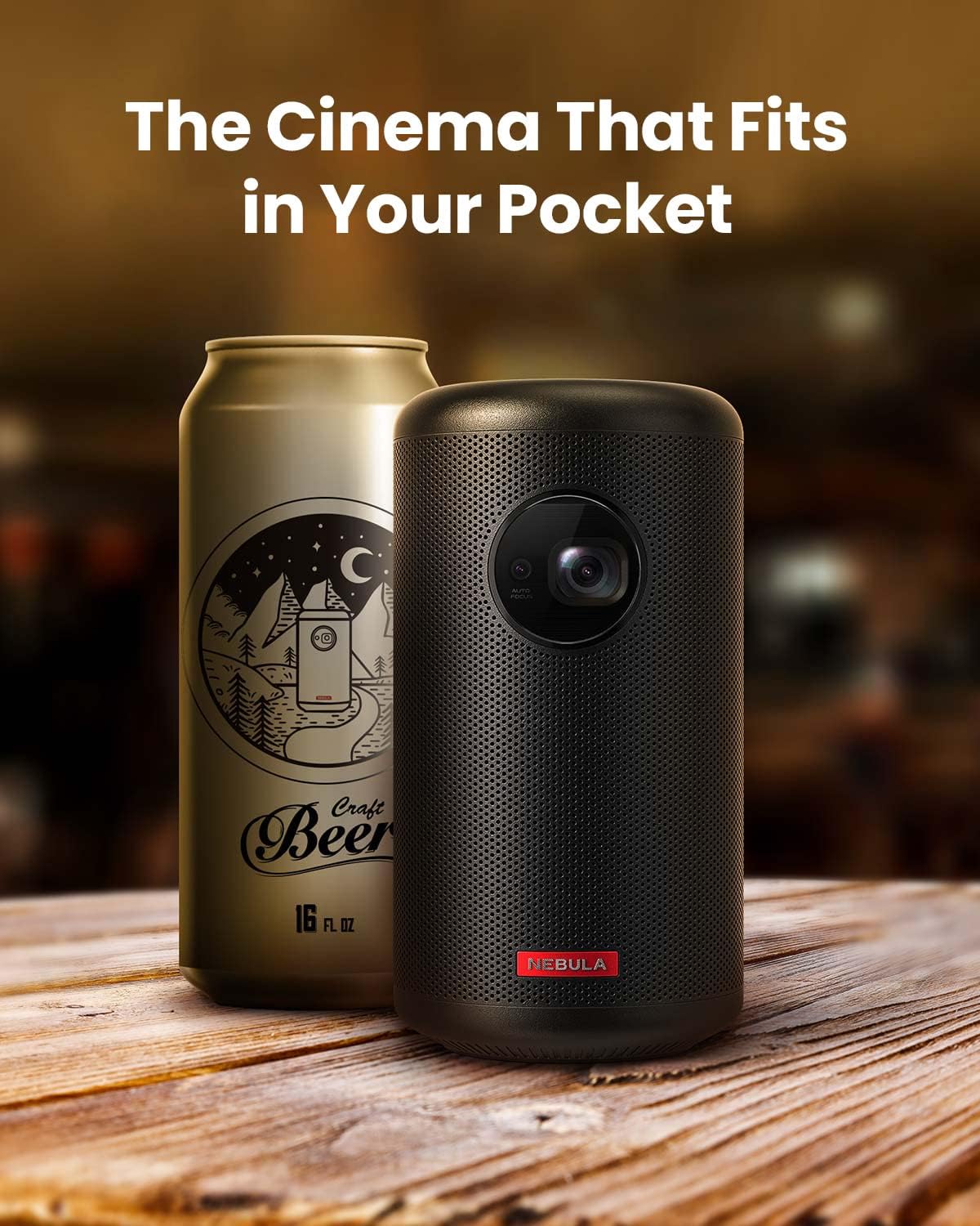 بروجكتور انكر نيبولا كابسول 2 المحمول بدقة 720 بكسل | Anker NEBULA Capsule II Mini Projector Portable Projector with 720p HD