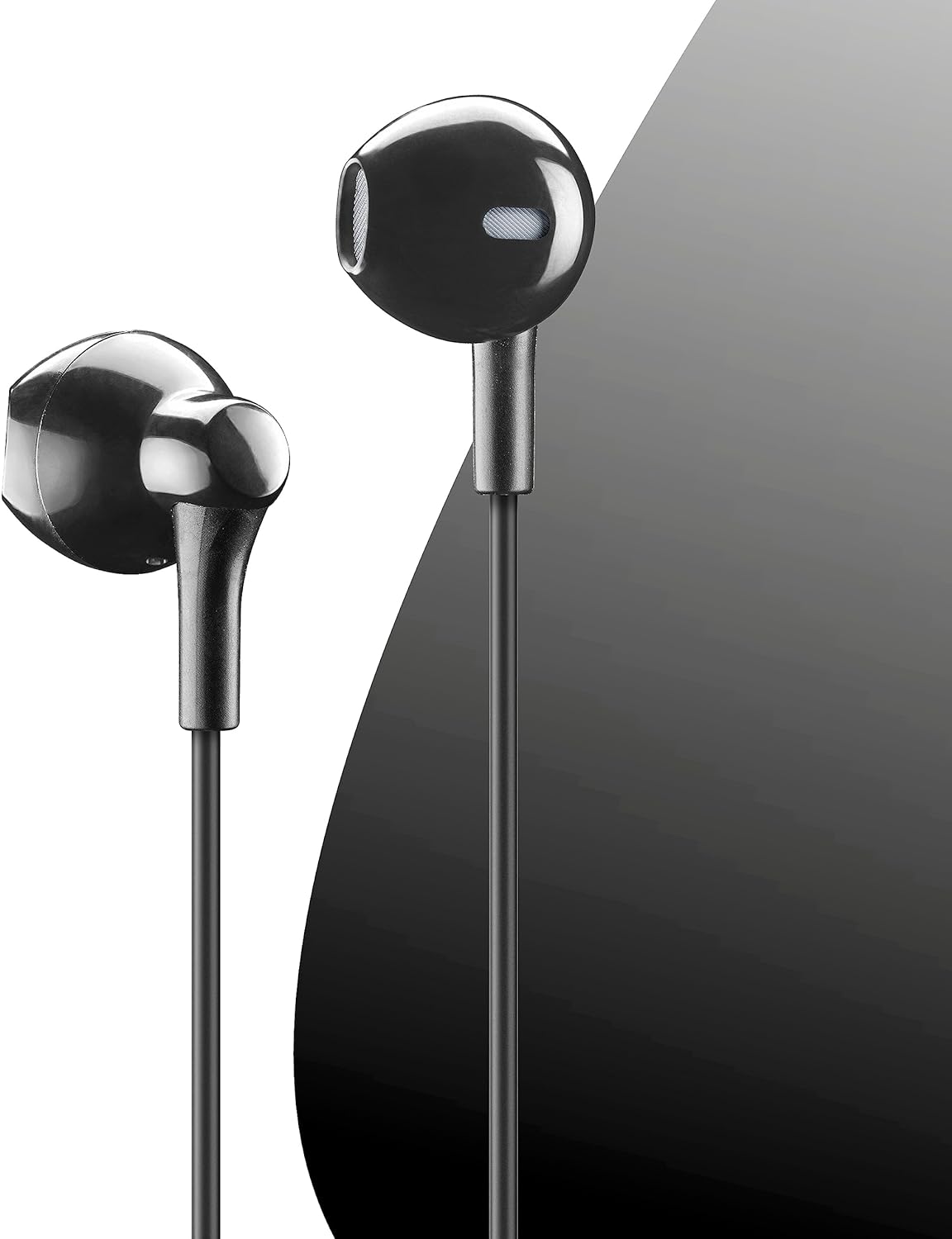 Cellularline Wired Capsule Headphones with Cable and Built-in Microphone USB-C Port - سماعات الرأس السلكية مع مايكرفون من سيليلار لاين