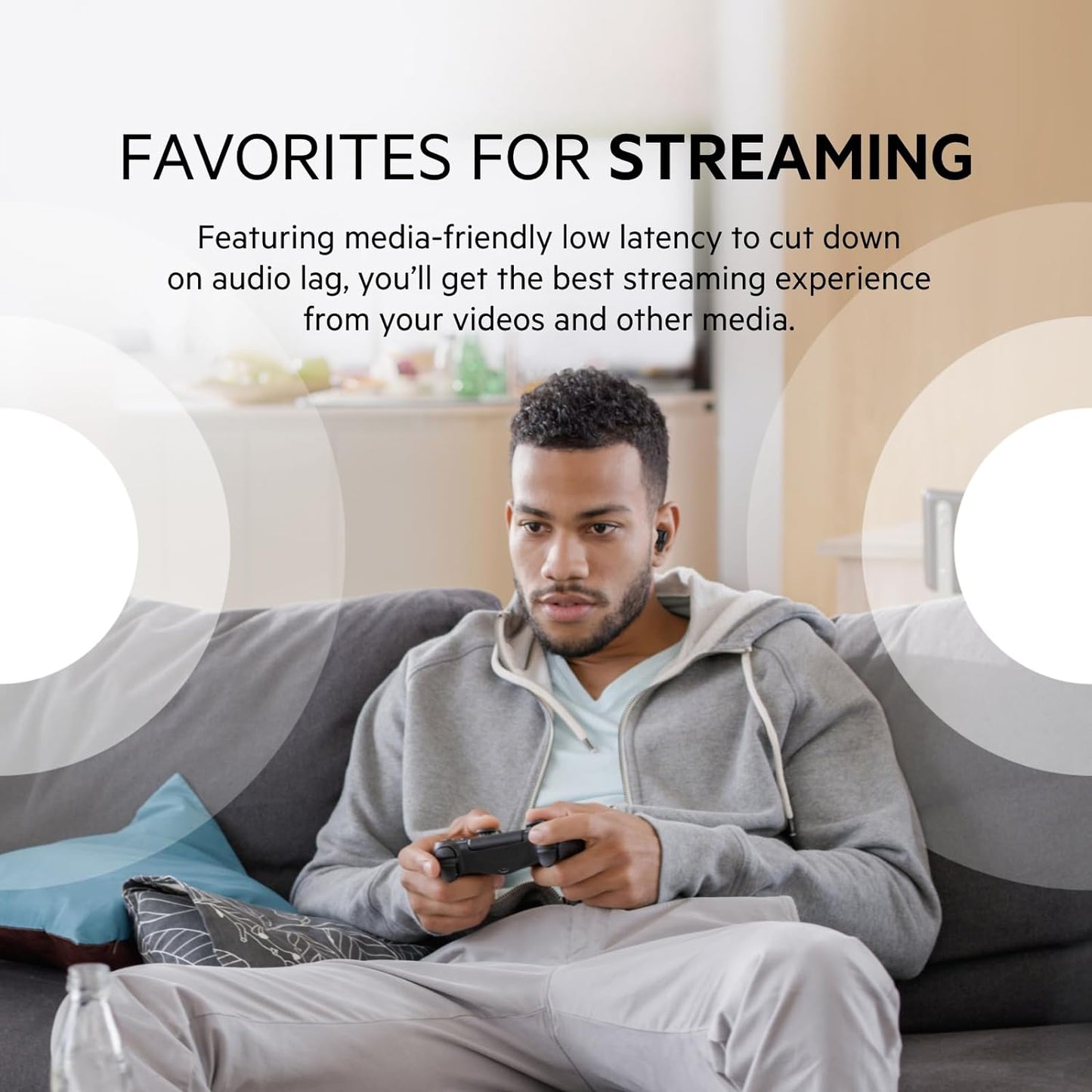 Belkin Wireless Earbuds SoundForm Rise True Wireless Bluetooth 5.2 Earphones with Wireless Charging - سماعات أذن لاسلكية من بيلكين سماعات بلوتوث ساوند فورم رايو ترو اللاسلكية 5.2 مع شحن لاسلكي