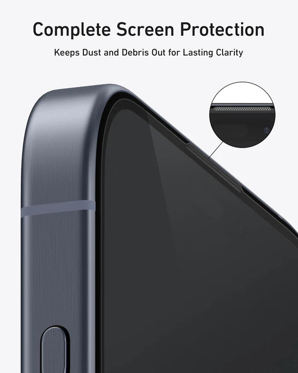 لاصق شاشة من أنكر مضاد للتجسس iPhone 16 Pro Max – قطعتين