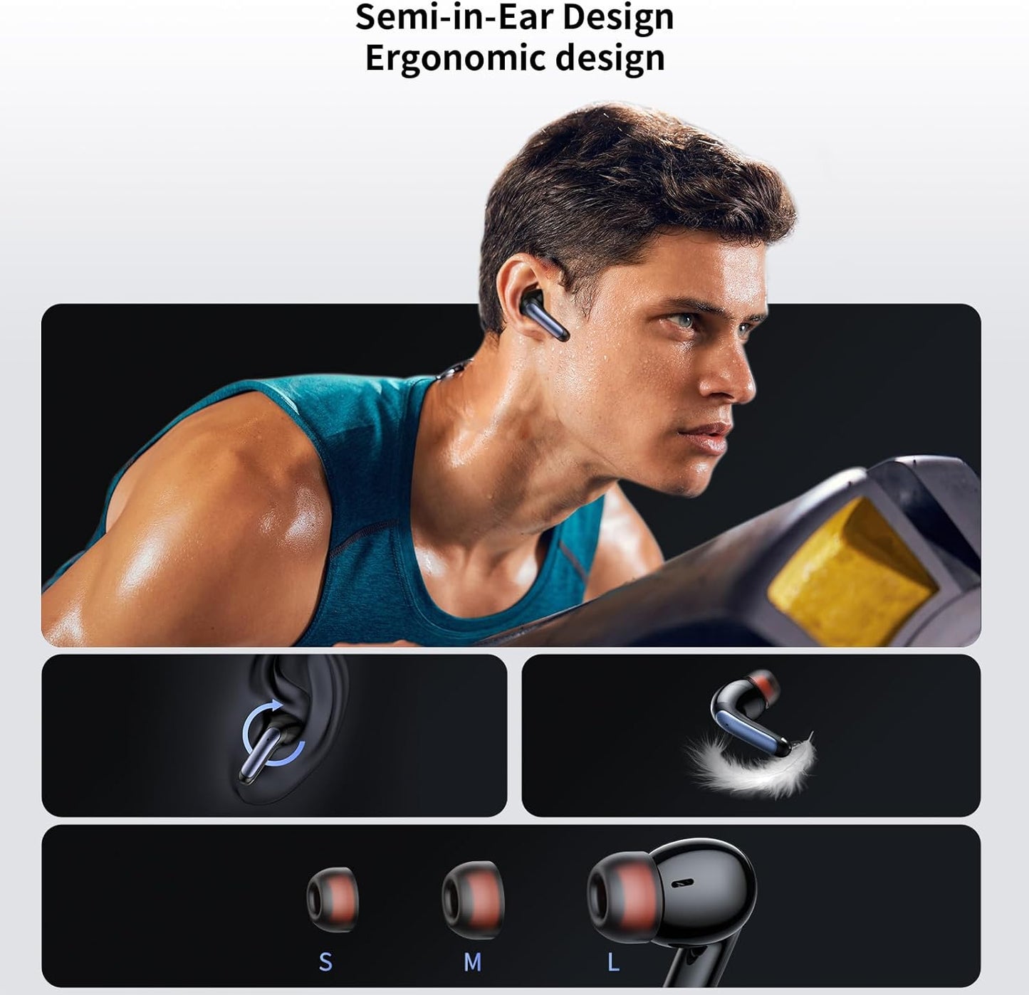 Mcdodo Wireless Earbuds Bluetooth 5.3 Headphones True Wireless Noise Cancelling Earbuds LED Power Display - سماعات أذن لاسلكية من ماكدودو بلوتوث 5.3 سماعات أذن لاسلكية حقيقية بخاصية إلغاء الضوضاء وسماعات عرض الطاقة ليد