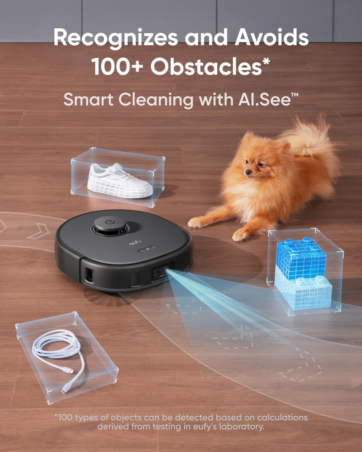 روبوت تنظيف انكر يوفي X10 برو اومني, مكنسة وممسحة ذكية بالذكاء الصناعي | Anker Eufy X10 Pro Omni Robot Vacuum and Mop Combo