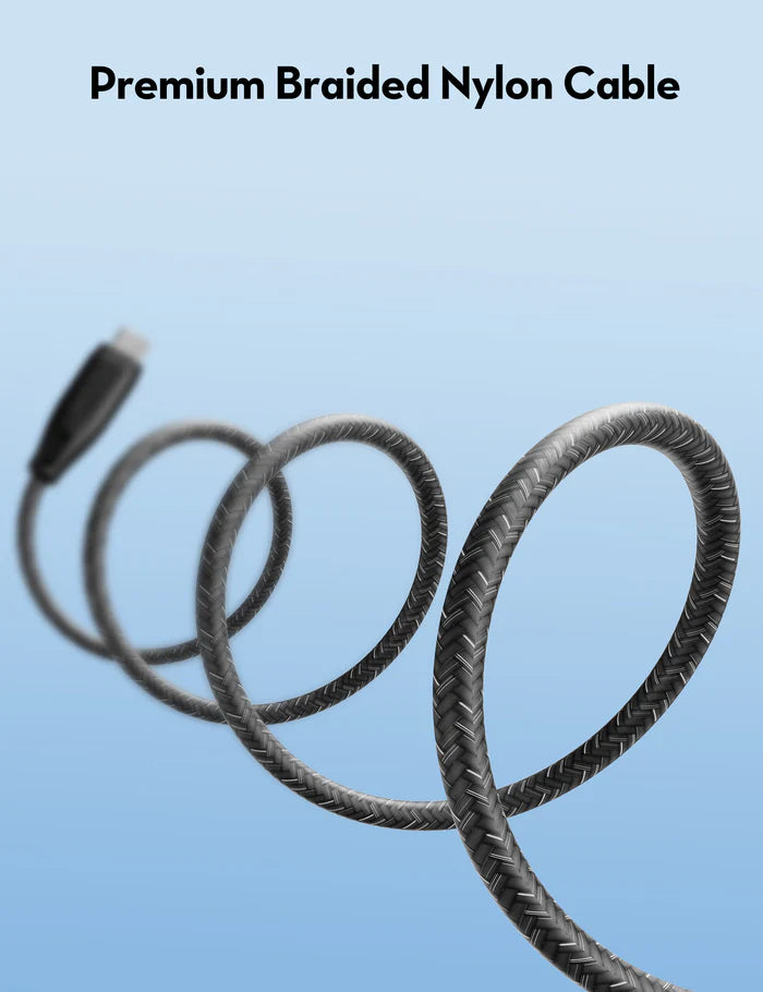 RAVPower Type-C to Type-C Cable 1.5m – RP-CB1035 - كابل راف باور تايب سي إلى تايب سي بطول 1.5 متر