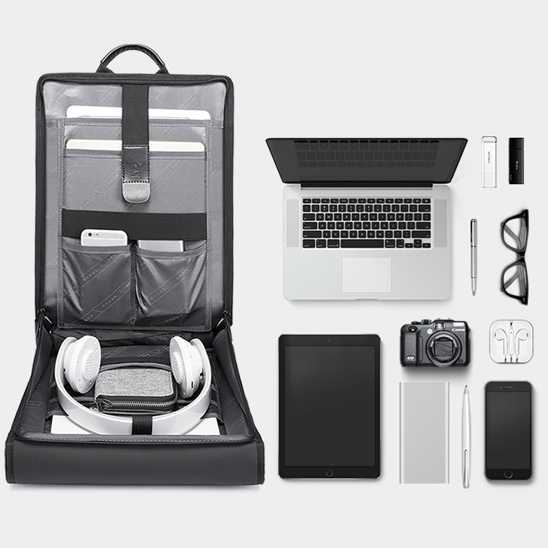حقيبة ظهر بانجي لايكان للاعمال مقاس 14 بوصة مقاومة للماء | BANGE Lycan 14-inch Business Multi-Compartment Water Resistant Laptop Backpack