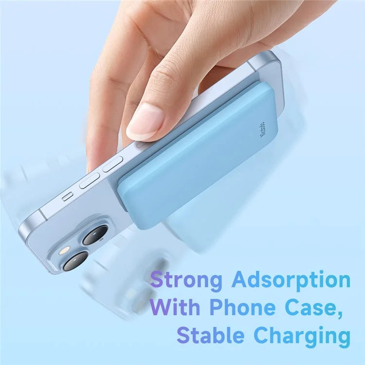 باور بانك ماكدودو 5000 مللي أمبير شحن سريع لاسلكي - Mcdodo Mini Magnetic 15W Fast Charge Power Bank 5000mAh None Series