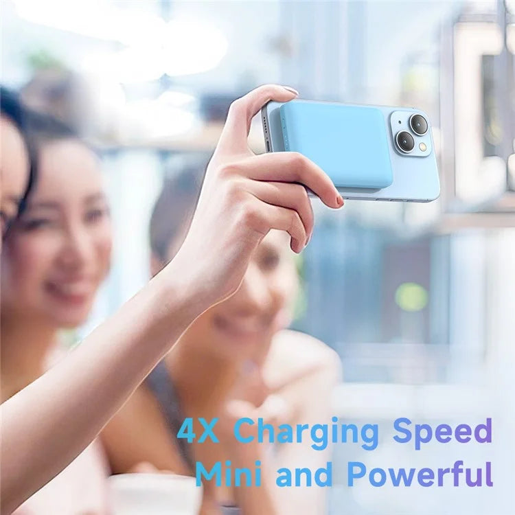 باور بانك ماكدودو 5000 مللي أمبير شحن سريع لاسلكي - Mcdodo Mini Magnetic 15W Fast Charge Power Bank 5000mAh None Series