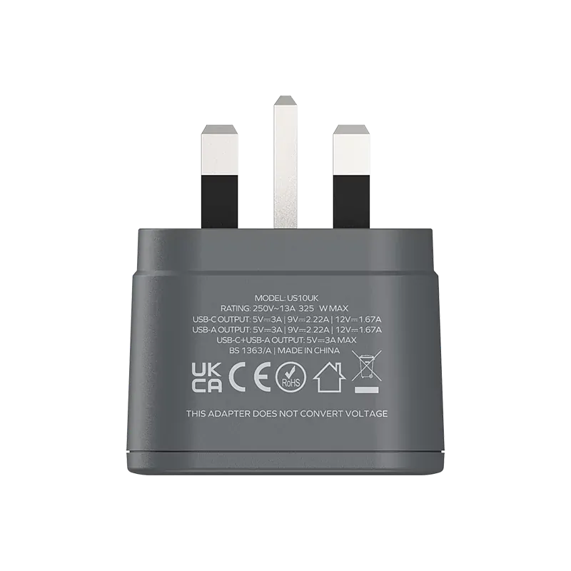 Momax ONEPLUG Extension Socket With USB Space - شاحن جداري بقوة 20 واط مع يو اس بي من موماكس