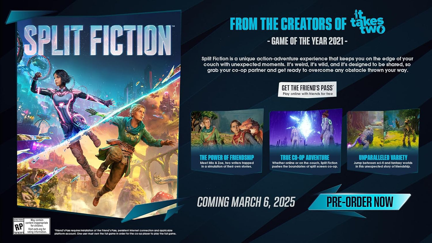 لعبة Split Fiction - PS5 Game - Split Fiction