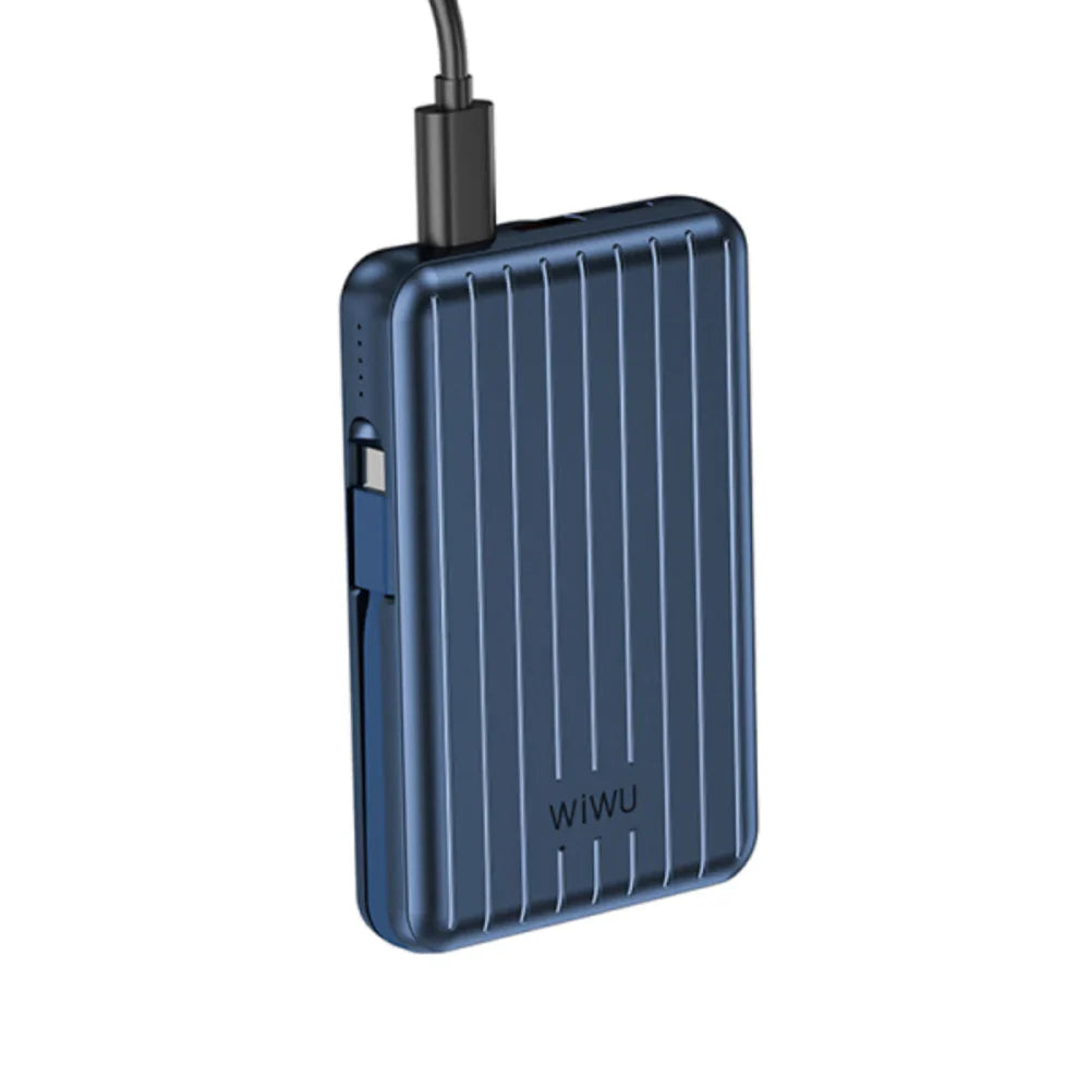 WiWU Truck Series Magnetic Wireless Power Bank 10000mAh - باور بانك WiWU Truck Series 10000mAh مغناطيسي لاسلكي سريع الشحن