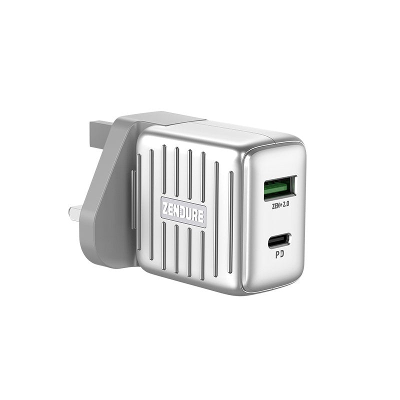 سوبربورت شاحن جداري منفذين 20 واط من زندور - Zendure SuperPort wall charger 2 Port PD 20W