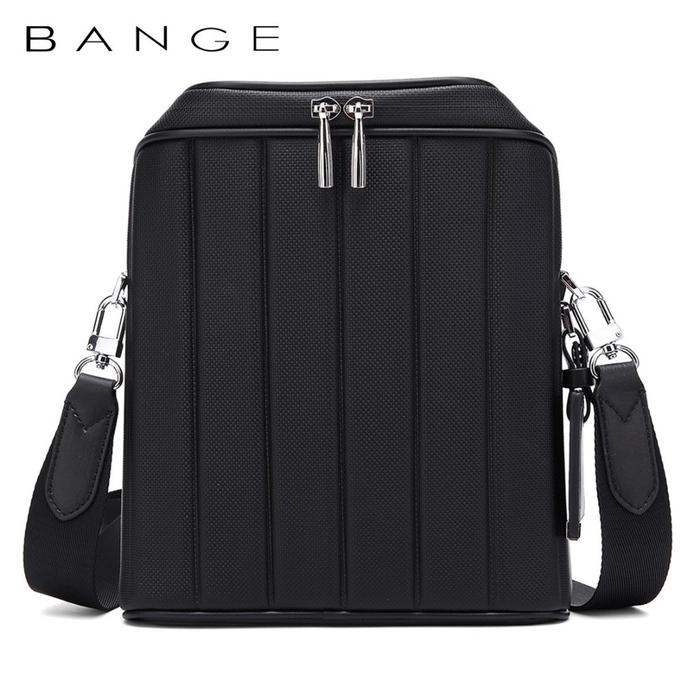 حقيبة كتف بانجي YD252 الرجالية للاعمال - اسود | BANGE YD252 Sling Shoulder Messenger Bag for Men – Black