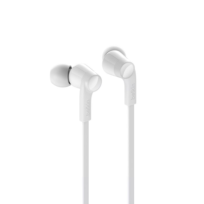 Belkin SoundForm Wired Earbuds with Lightning Connector - ساوند فورم سماعات أذن سلكية مع موصل لايتتنع من بيلكن