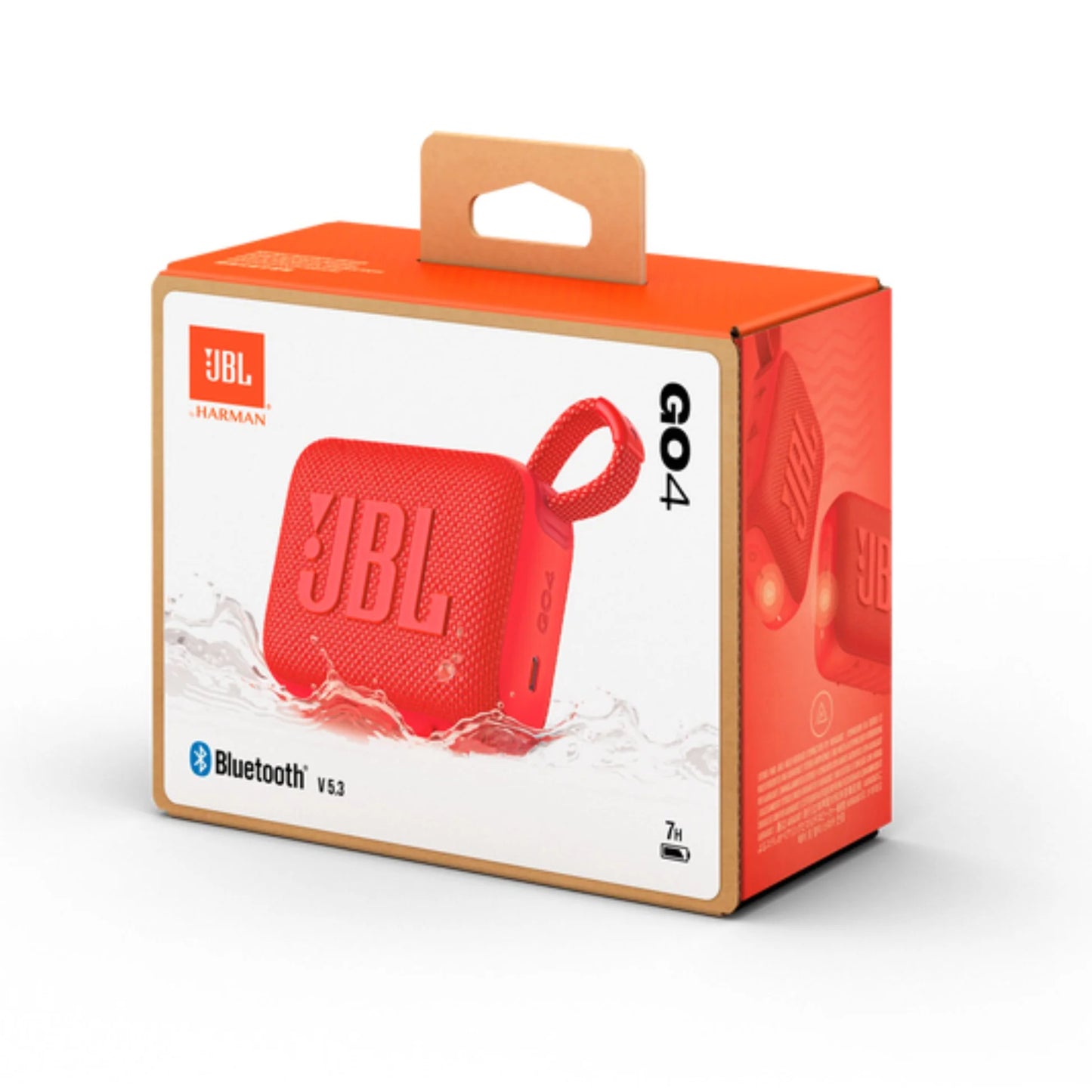 JBL Go 4 Portable Wireless Speaker with Pro Sound | سبيكر جي بي ال GO 4 اللاسلكية المحمولة بصوت احترافي, مقاوم للماء