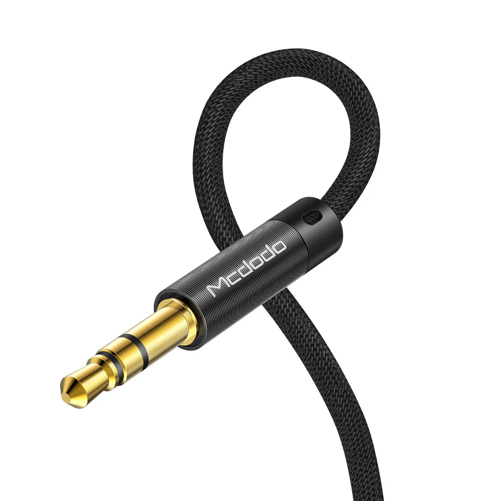 Mcdodo 3.5mm AUX Jack to 3.5mm AUX Jack Cable 1.2m - ماكدودو 3.5 ملم اوكس جاك إلى 3.5 ملم اوكس جاك كابل 1.2 متر