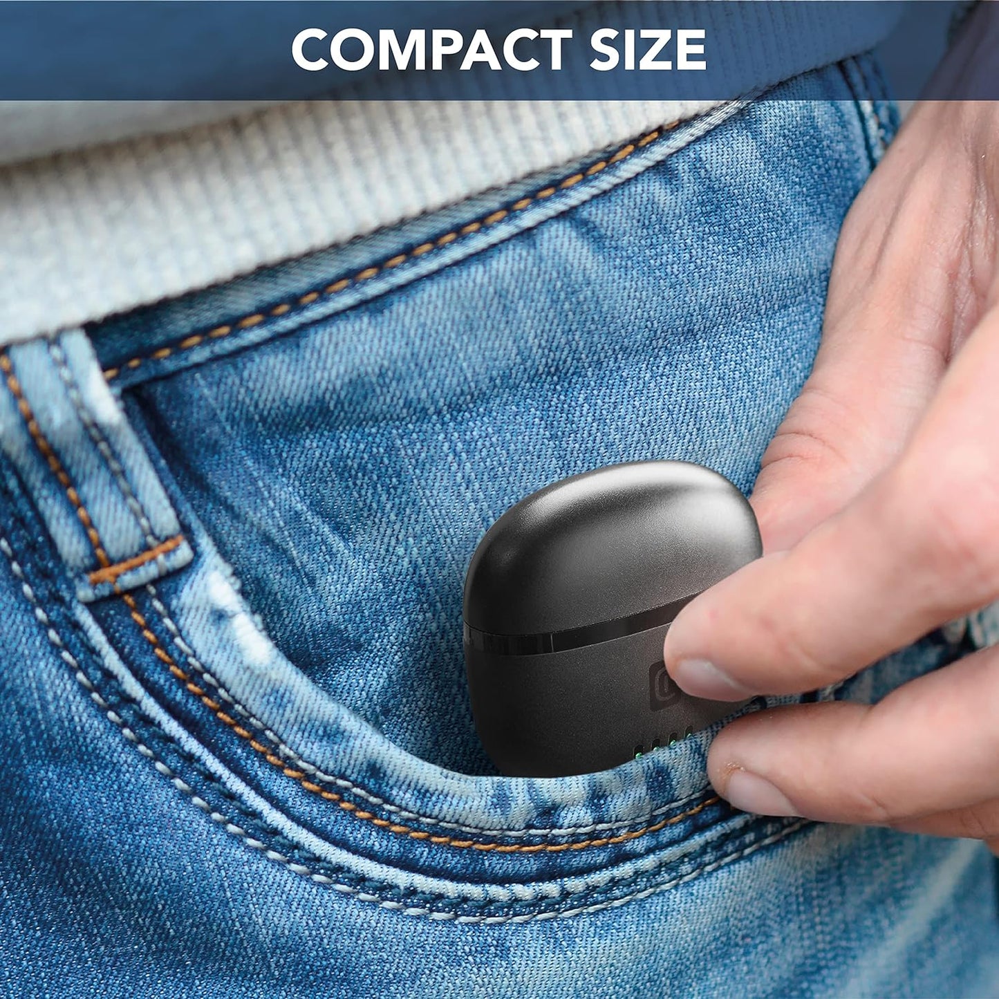 cellularline Wizy TWS Bluetooth 5.0 Wireless In-Ear Earphones - سماعة بلوتوث داخل الاذن سليولارلاين