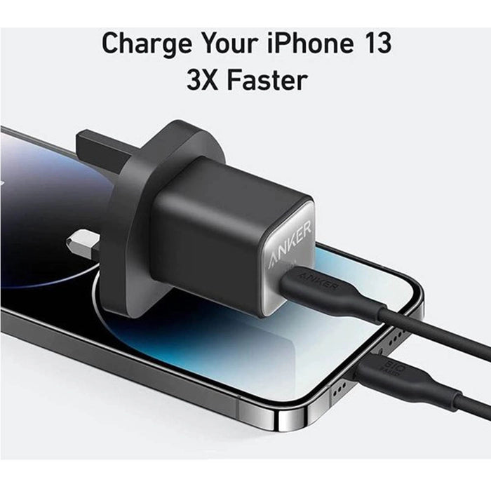 شاحن جداري انكر نانو بقدرة شحن 30 واط | Anker 511 Wall Charger Nano 3 30W