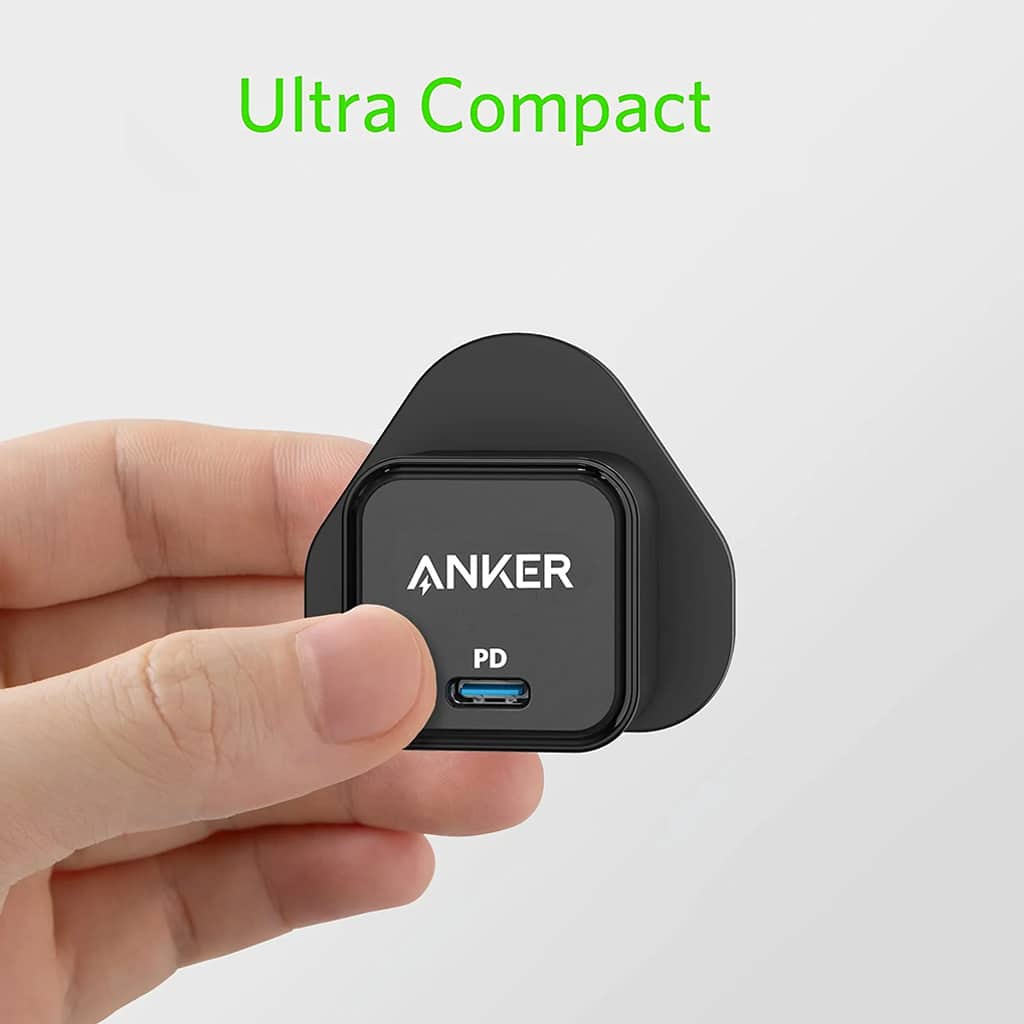 Anker PowerPort III 20W Cube USB-C Charger - شاحن جداري بمنفذ يو اس بي سي بقدرة 25 واط