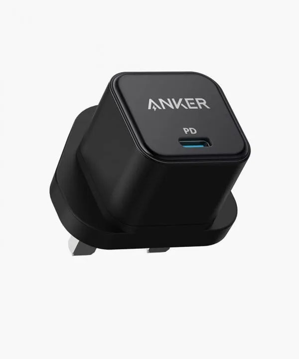 شاحن انكر باور بورت III, شحن سريع 20 واط, منفذ يو اس بي سي | Anker PowerPort III, 20W USB-C Fast Charger