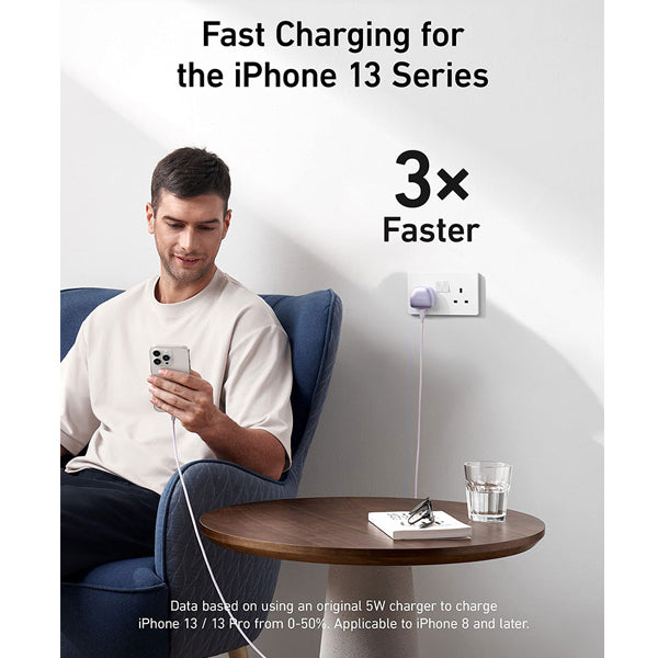 Anker 511 USB-C Charger Nano Pro 20W - شاحن جداري بمنفذ يو اس بي سي بقدرة 20واط