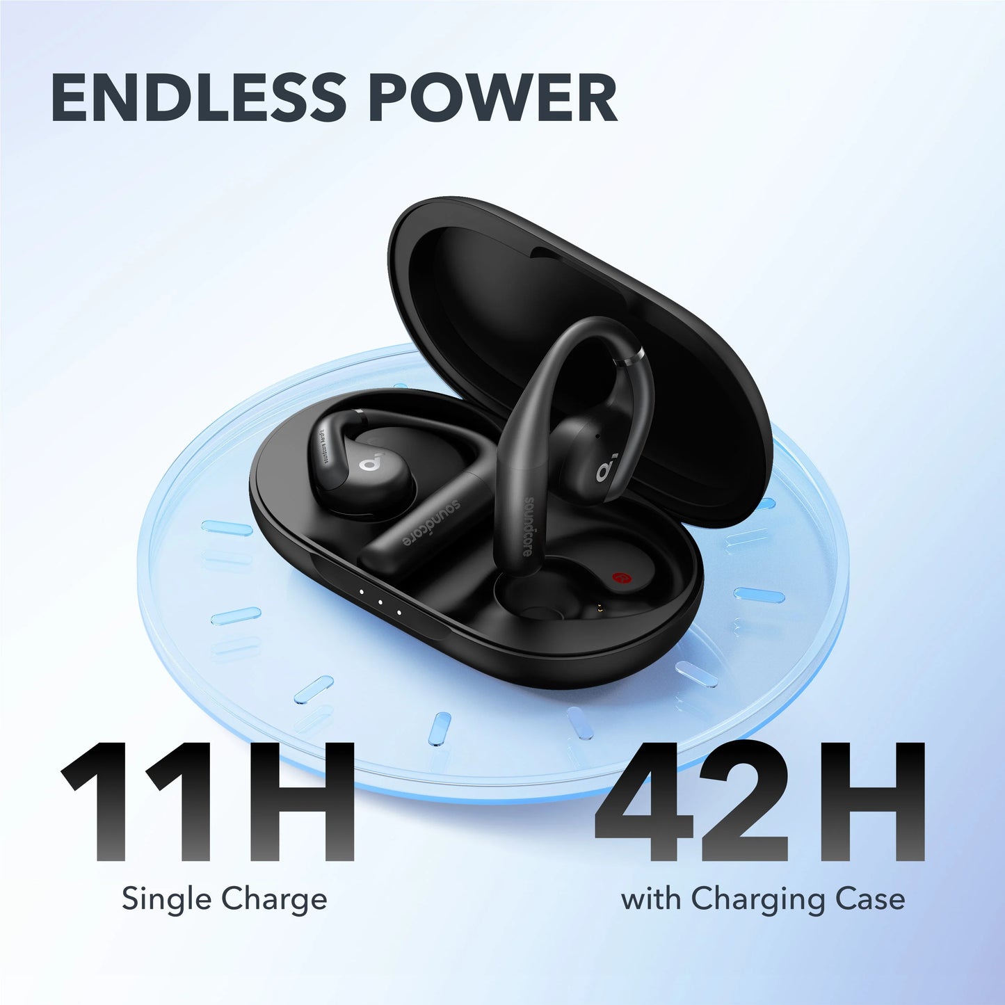 سماعات انكر ساوندكور ايروفيت, تصميم مفتوح الاذن | Anker Soundcore AeroFit Open-Ear Earbuds