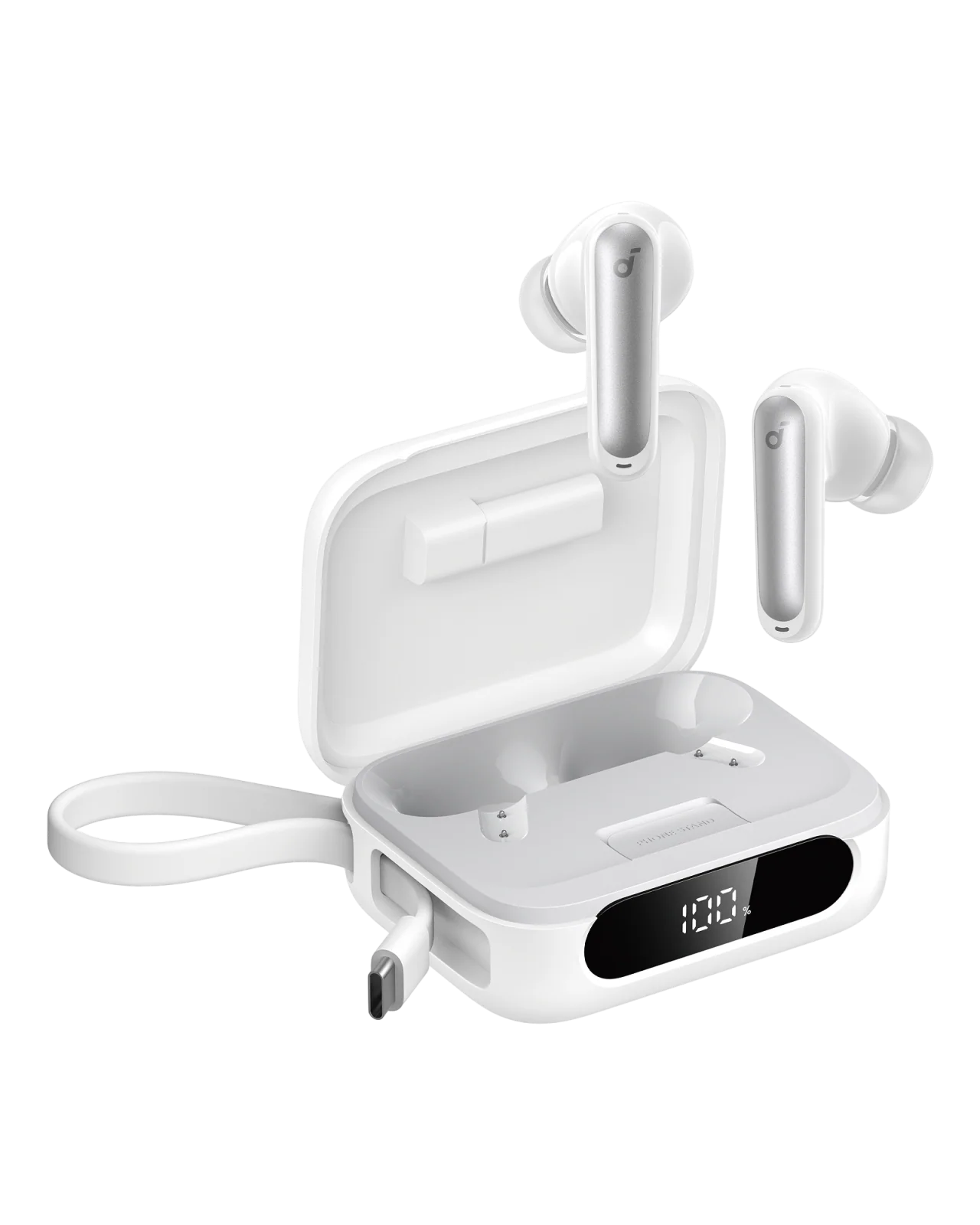 سماعات انكر P41i اللاسلكية مع شاحن هاتف محمول مدمج | P41i Wireless Earbuds with Built-in Portable Phone Charger