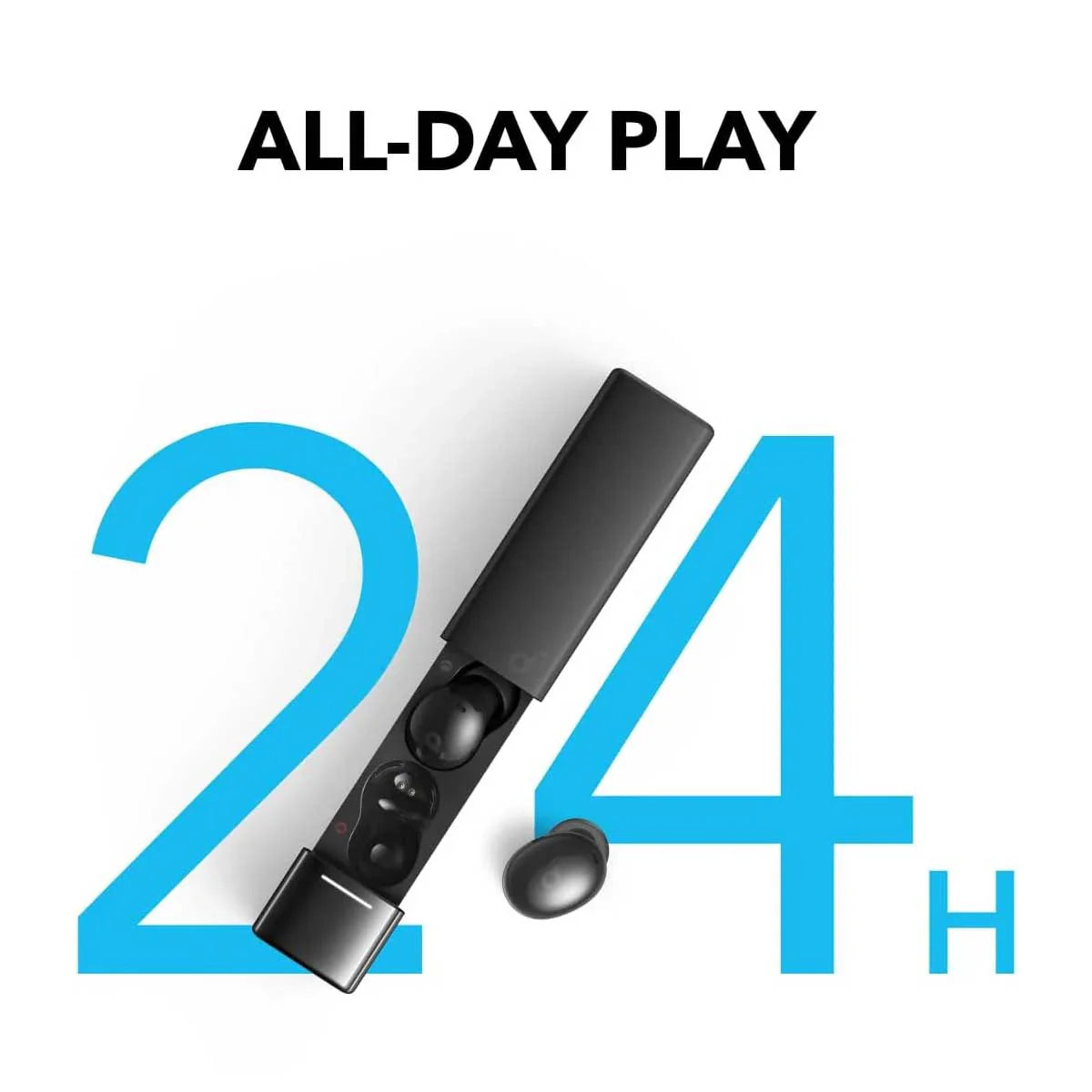 سماعات انكر ساوندكور A30i اللاسلكية, عزل ضوضاء ذكي, تشغيل حتى 24 ساعة | Anker Soundcore A30i Noise Cancelling Earbuds, 24H Playtime