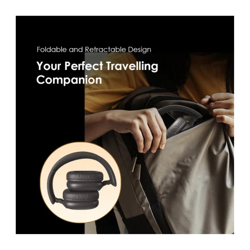 Oraimo BoomPop Lite ENC Over-Ear Wireless Headphones - سماعات أورايمو بومبوب لايت سلكية ولاسلكية بصوت غامر