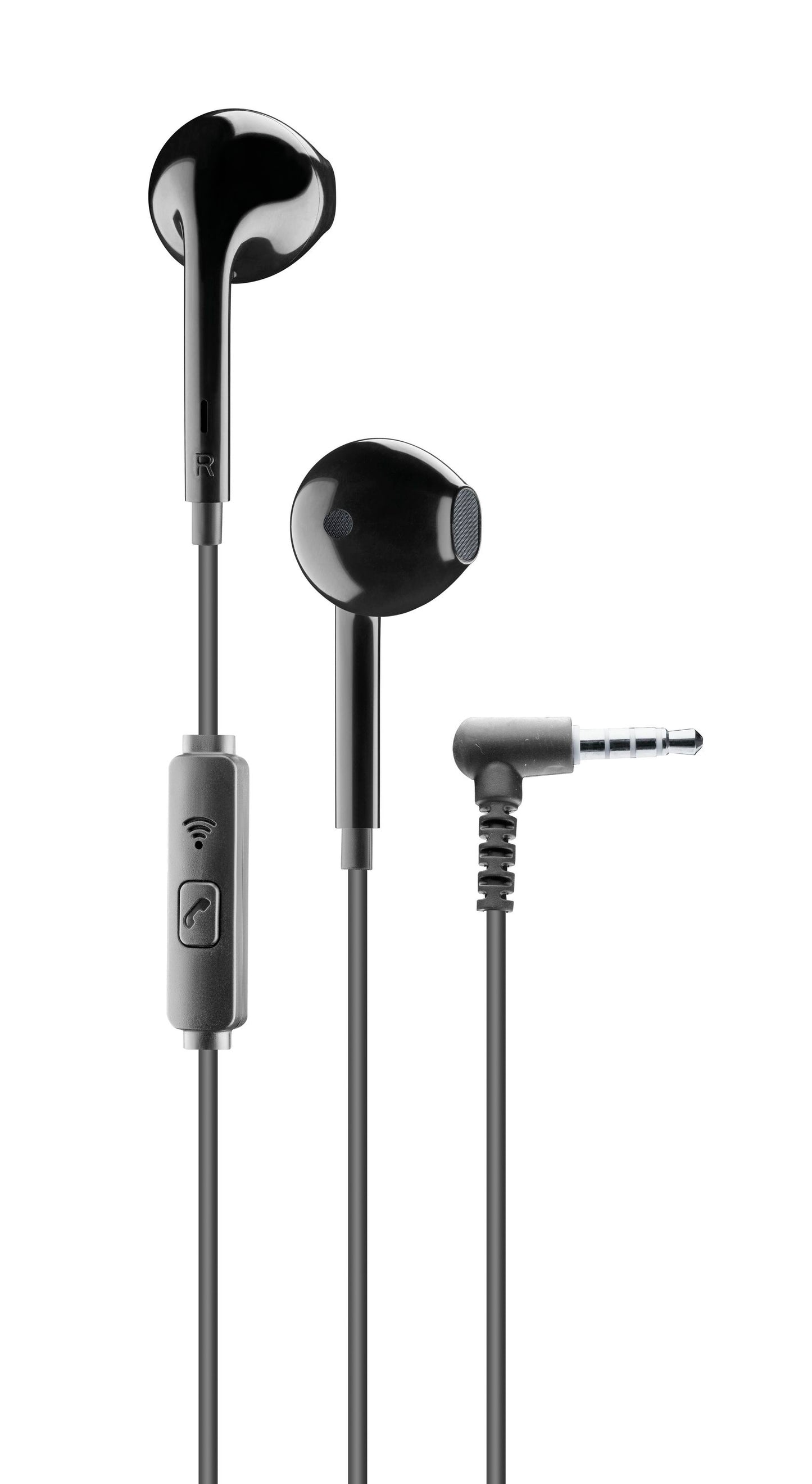 Cellularline VOICE CAPSULE Earphones with Mic – 3.5mm - سماعة اذن كابسول نوع اوكس من Cellularline
