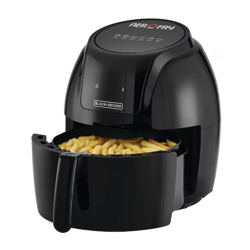 Black+Decker AerOfry Digital Air Fryer AF625-B5 Black - قلاية هوائية ديجيتال بلاك آند ديكر 3.5 لتر- اسود