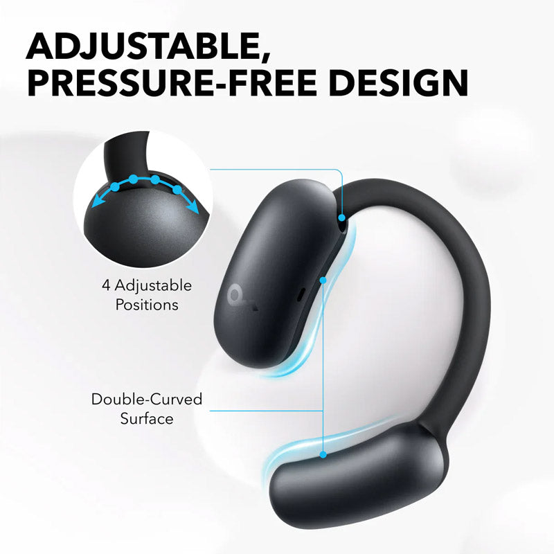 سماعة انكر ساوندكور ايروفيت 2 بتصميم مفتوح قابلة للتعديل | Anker Soundcore AeroFit 2 Adjustable Open-Ear Wireless Earbuds
