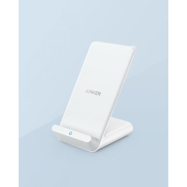 Anker Power Wave 7.5 Fast Wireless Charging Stand - قاعدة الشحن اللاسلكي السريع باور ويف 7.5 من أنكر