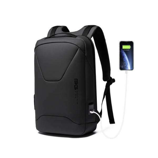 حقيبة ظهر بانجي BG-22188 بريميوم مضادة للسرقة مع منفذ يو اس بي | BANGE BG-22188 Premium Anti-Theft Backpack with USB Port