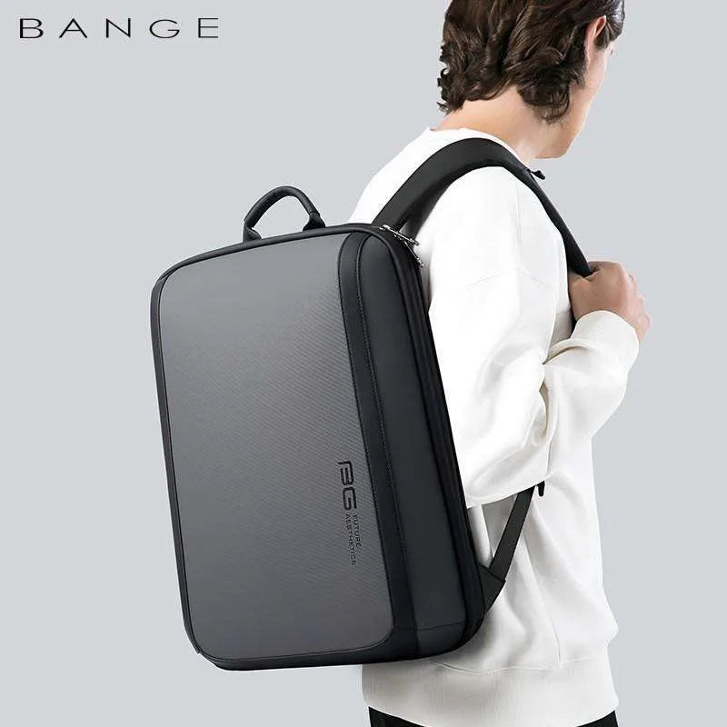 حقيبة ظهر للابتوب من بانجي نوفا, مقاومة للماء مع منفذ يو اس بي | BANGE Nova Laptop Backpack Water-Resistant with USB Charging