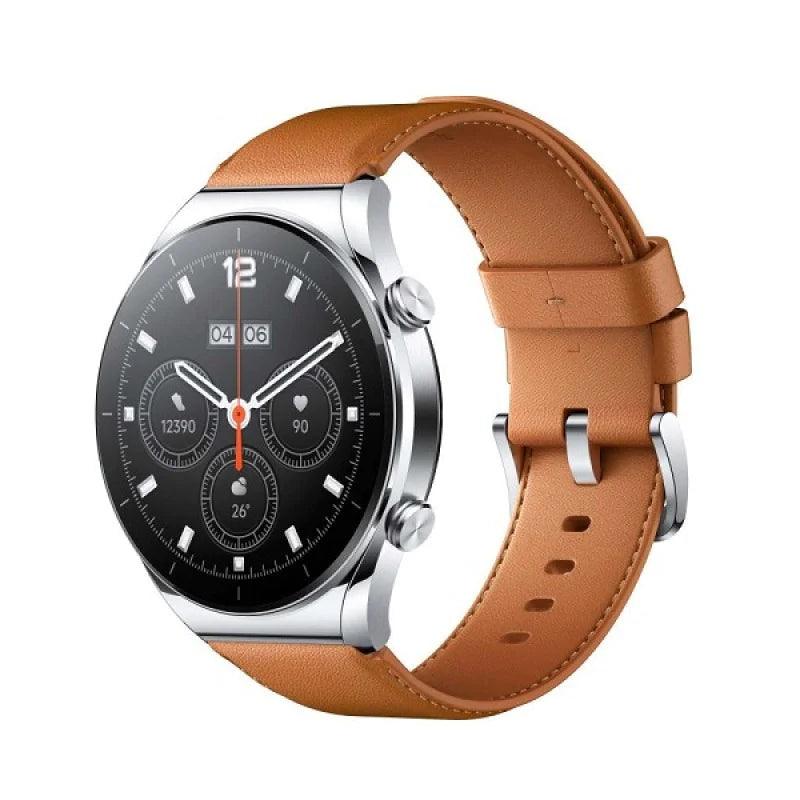 Xiaomi Watch S1 Sapphire Glass, Leather Strap & Wireless Charging - Xiaomi Watch S1 بسوار جلدي وشحن لاسلكي ومقاومة 5ATM