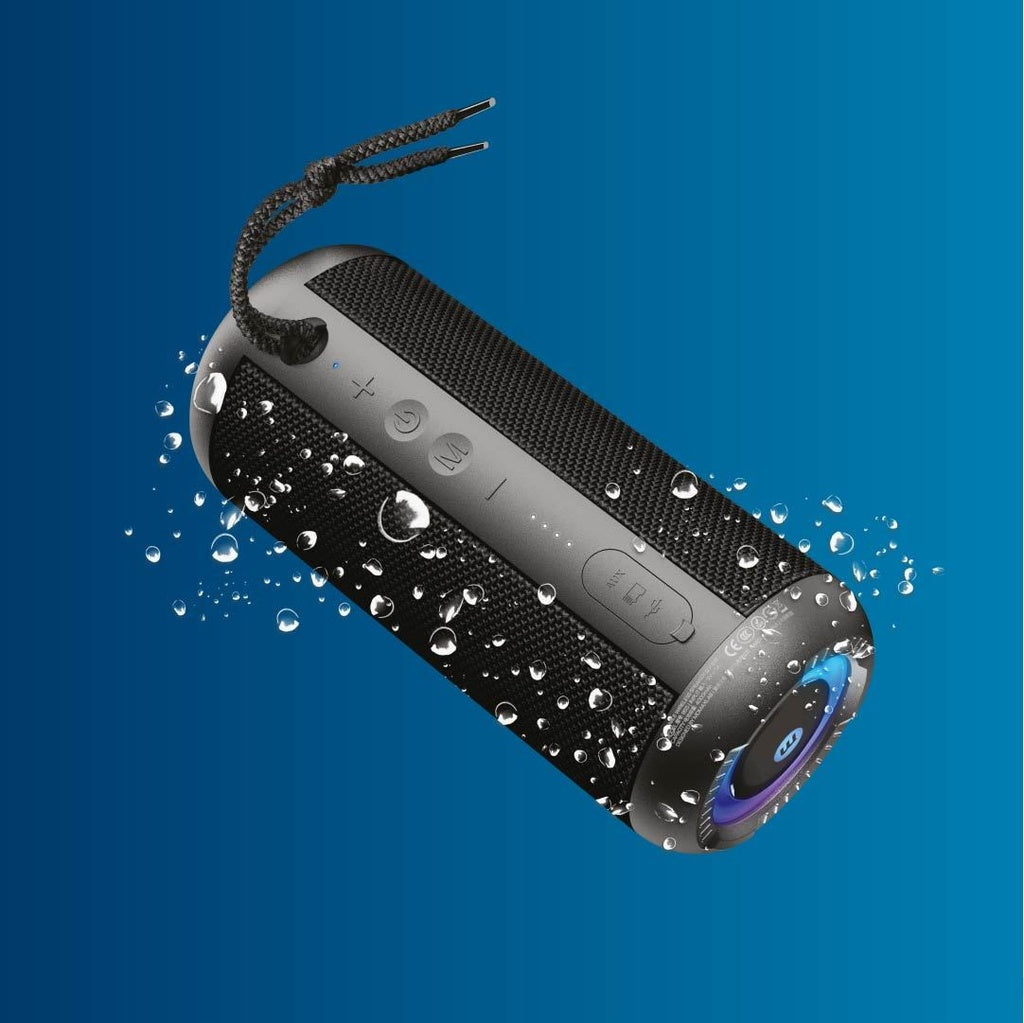 MOMAX INTUNE Plus Portable Wireless Speaker, Waterproof Speaker - موماكس انتون بلس, سبيكر بلوتوث محمولة, مقاومة للماء
