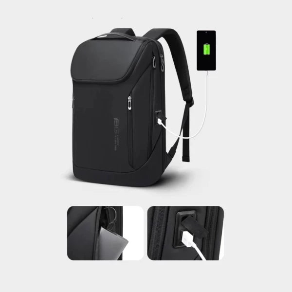 حقيبة ظهر بانجي ريكون للابتوب مع منفذ شحن يو اس بي | BANGE Recon Laptop Backpack with USB Charging Port