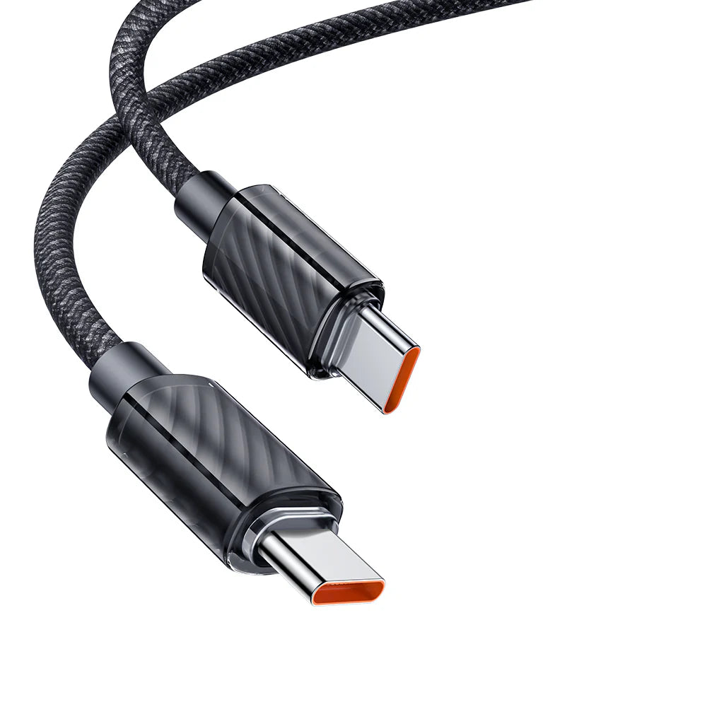 MCDODO Dichromatic Series 100W Type-C to Type-C Data Cable 1.2M - كيبل بيانات من مكدودو 100واط من النوع سي إلى النوع سي بطول 1.2 متر