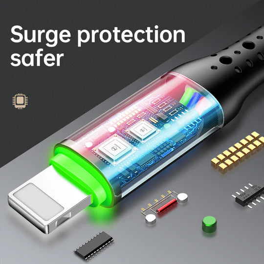 Mcdodo Auto Disconnect Lightning Charging Cable Nest Series 1.2m - مكدودو كابل شحن لايتننغ منفصل من سلسلة نيست 1.2 متر