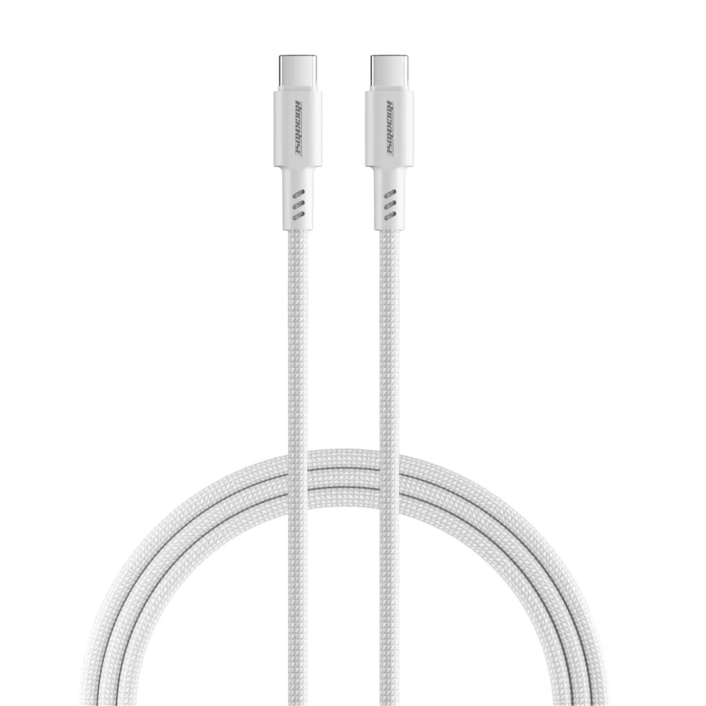 RockRose Asics CC Plus USB-C to USB-C Cable 100W 1m – كابل روك روز بلس أسيكس تايب سي إلى تايب سي بقدرة 100 واط 1 متر