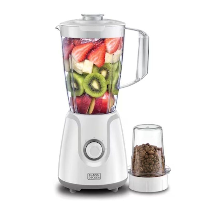 Black&Decker 400W Blender with 1 Mill BX4030-B5 - خلاط بلاك اند ديكر بقدرة 400 واط مع مطحنة