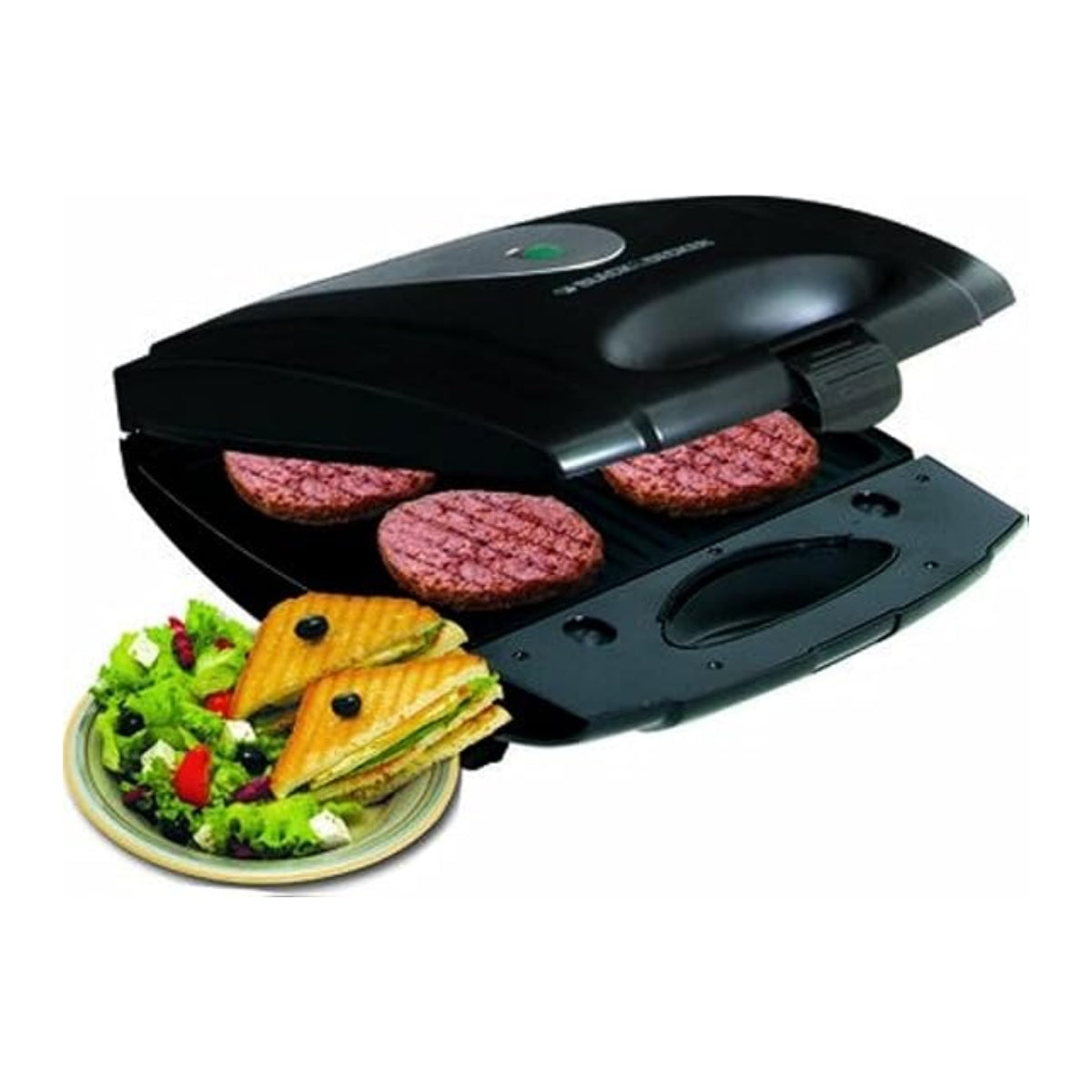 جهاز تحضير ساندويتشات متعدد بلاك أند ديكر 1400 واط - Black+Decker Multi sandwich maker - 1400W