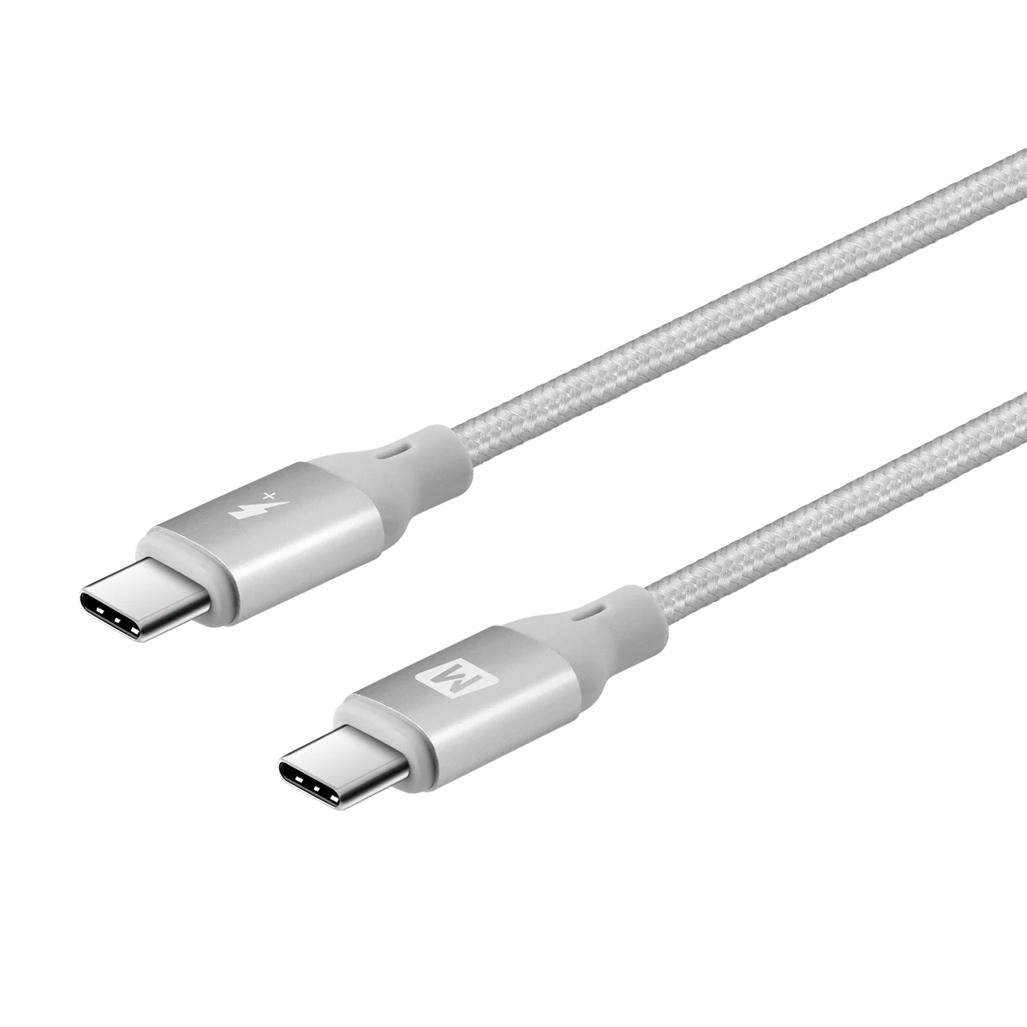 Momax Go Link USB‑C to USB‑C 100W PD Braided Cable, 1.2 m - كيبل موماكس جو لنك, USB-C الى USB-C, بقوة 100 واط, طول 1.2م