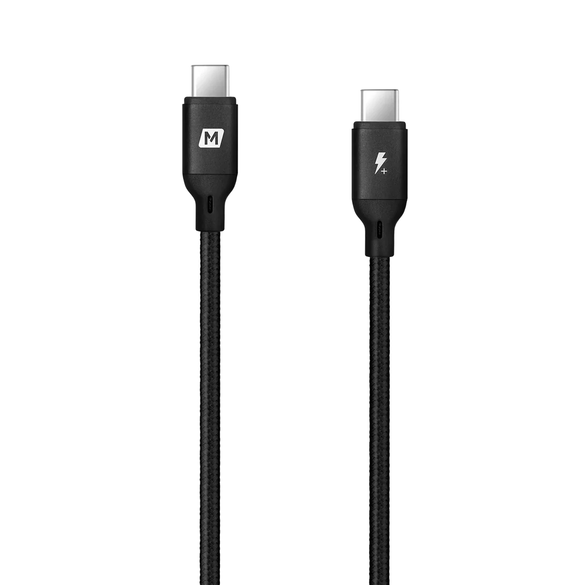 Momax Go Link USB C to USB C Charging Cable 100W PD Woven Pattern - كيبل جو لينك يو اس بي سي الى يو اس بي سي بقدرة 100واط من موماكس