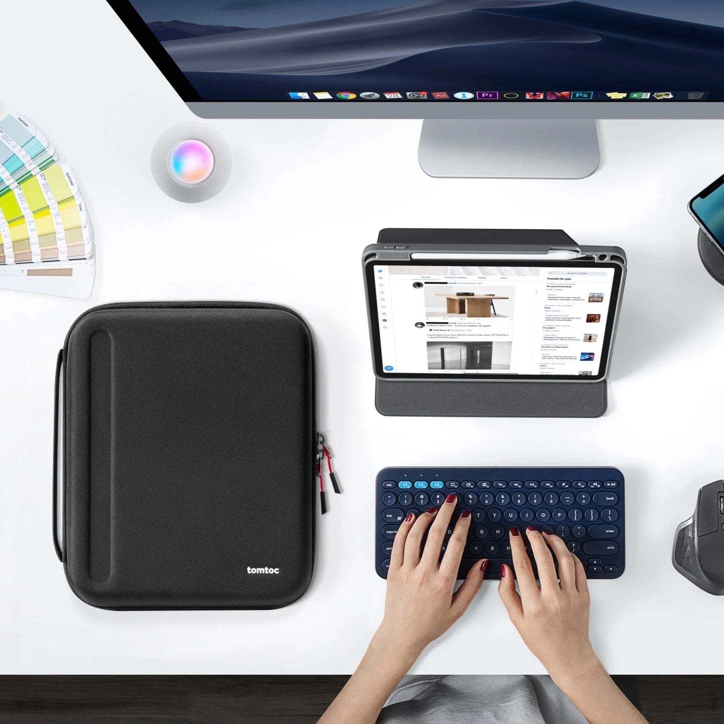 حقيبة توم توك B06 فانسي كيس للايباد بحجم 12.9 انش | tomtoc FancyCase-B06 iPad Case 12.9 Inch