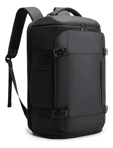 حقيبة ظهر بانجي للسفر بسعة كبيرة - اسود | BANGE Travel Backpack – Black