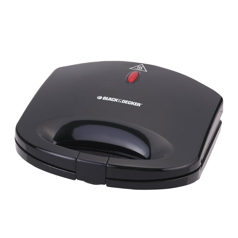 Black&Decker TS1000-B5 2Slice Fixed Plate Sandwich Maker - صانعة ساندويش بلاك اند ديكر  2 شريحة، ألواح ثابتة