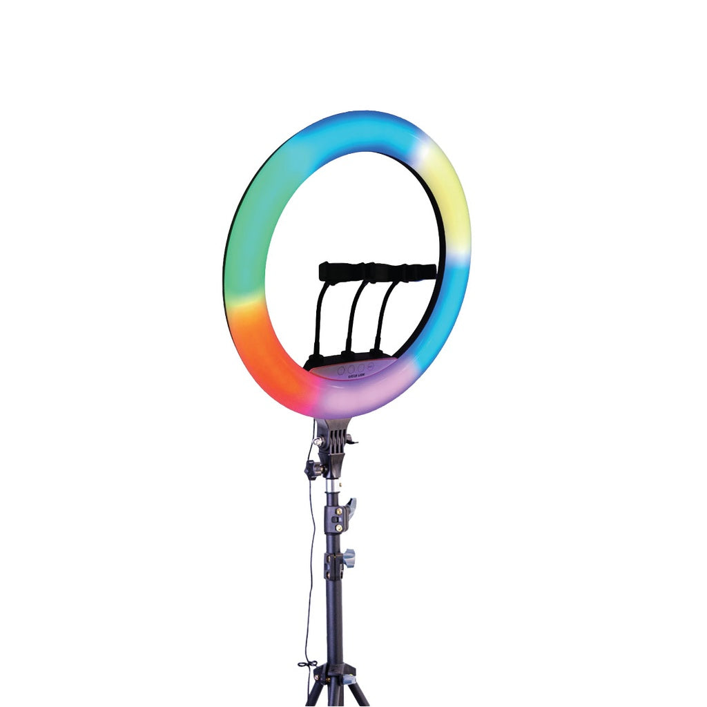 اضائة حلقية جرين لايون مقاس 22 انش | Green Lion RGB Ring Light 22"
