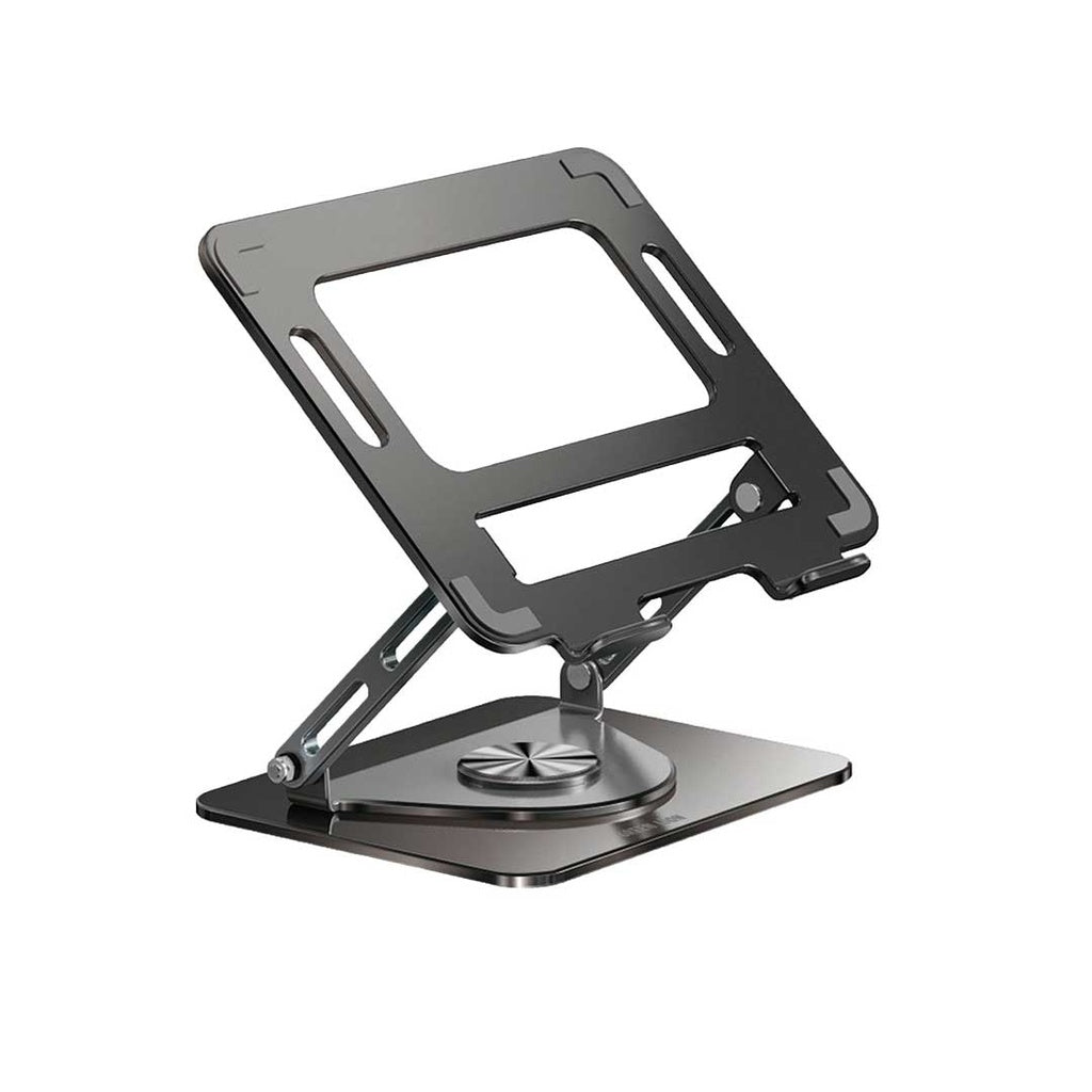 حامل لابتوب جرين لايون القابل للدوران 360° - أسود | Green Lion 360 Rotatable Laptop Stand - Black
