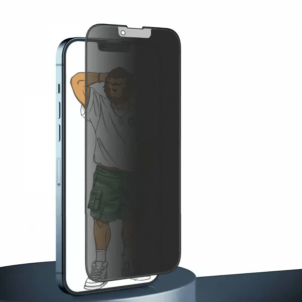 واقي شاشة جرين لايون للخصوصية لهاتف ايفون 14 برو | Green Lion 3D AG/Matte Privacy Glass Screen Protector for iPhone 14 Pro